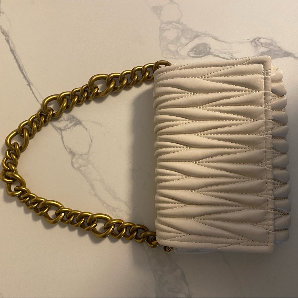 White purse